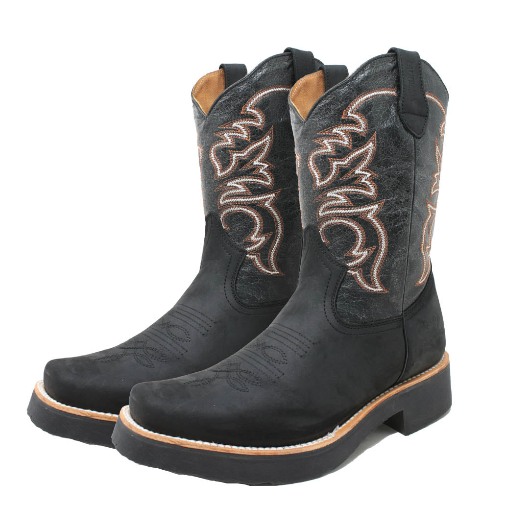 Bota Vaqueta Rodeo 400 Negro